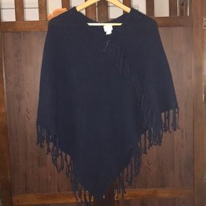 Chico’s knitted poncho